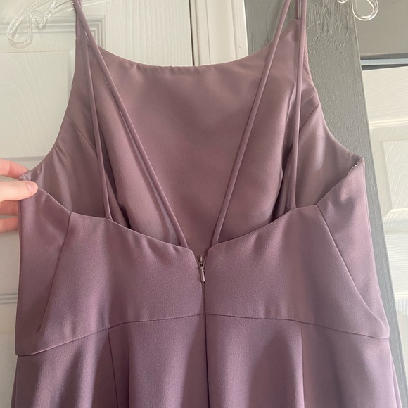 After Six French Truffle Bridesmaid Dress - Picture 4 of 8